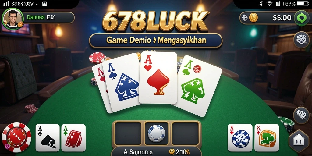 Tampilan gameplay menarik dari permainan Domino 678LUCK.