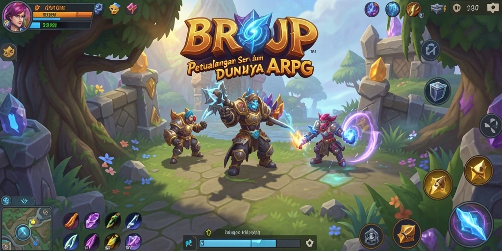 Tampilan gameplay <strong>BROJP</strong> dengan aksi pertempuran yang seru.