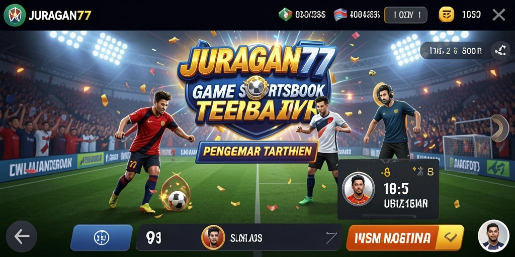 Tampilan menarik dari gameplay Sportsbook JURAGAN77 dengan fitur live betting.