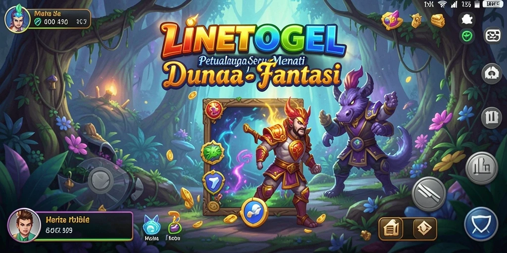 Tampilan menarik dari gameplay petualangan di LINETOGEL.