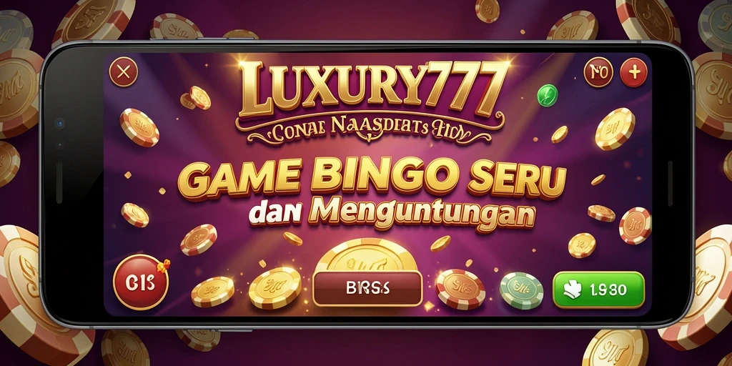 Tampilan menarik dari gameplay Bingo dalam LUXURY777.