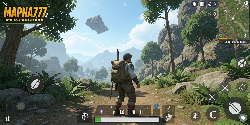 Tampilan gameplay MAPNA777 yang menakjubkan di dunia terbuka.