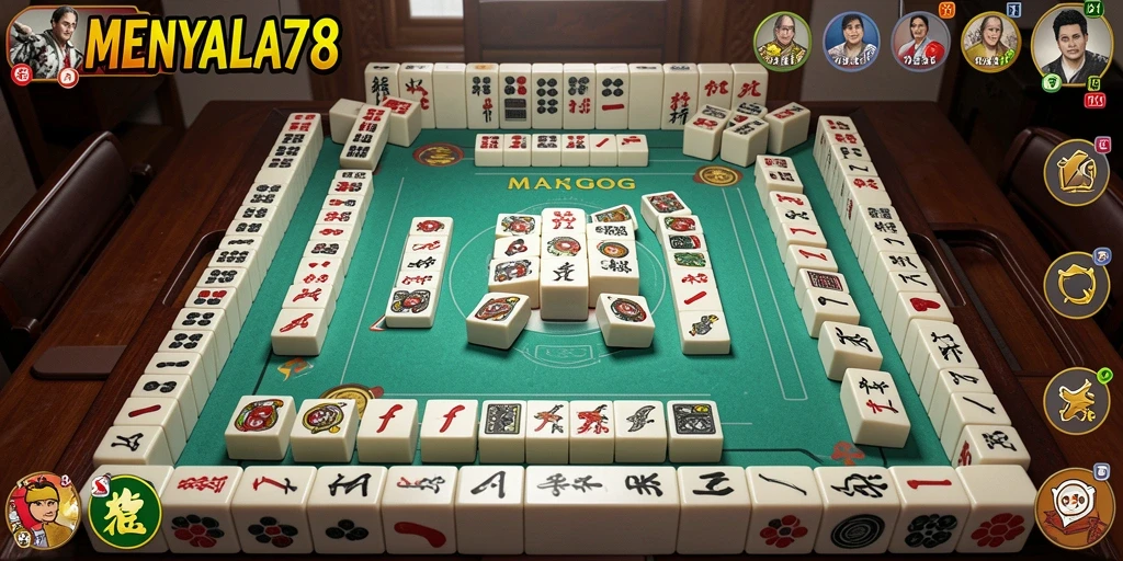 Gameplay menarik dari MENYALA78 menunjukkan keseruan Mahjong.