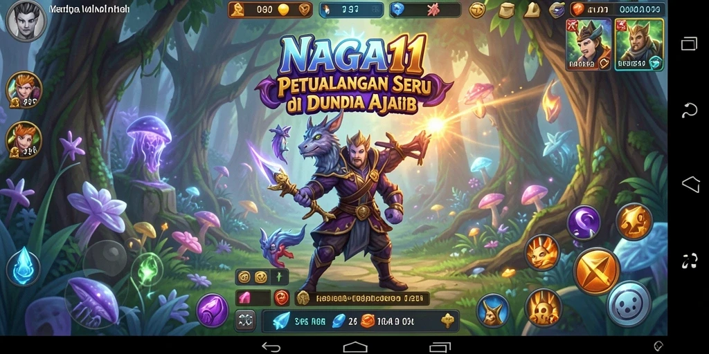 Screenshot gameplay NAGA11 menunjukkan aksi petualangan seru yang menakjubkan.