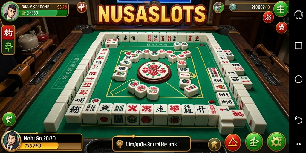 Gameplay Mahjong yang menarik di NUSASLOTS.