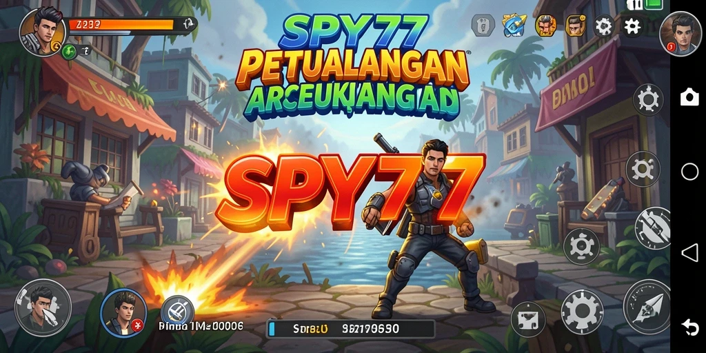 Screenshot gameplay <strong>SPY77</strong> menampilkan aksi seru dan tantangan mendebarkan.
