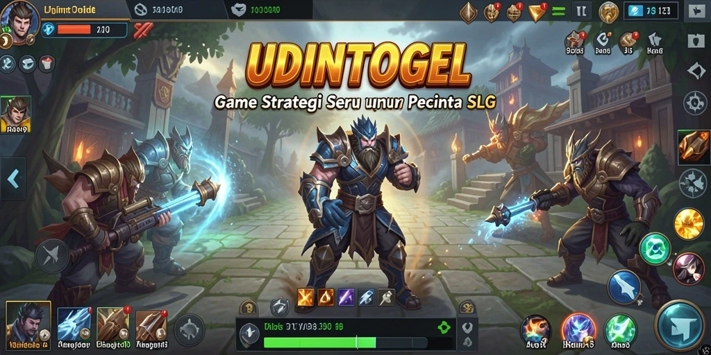 Tampilan gameplay UDINTOGEL yang menarik dan strategis.
