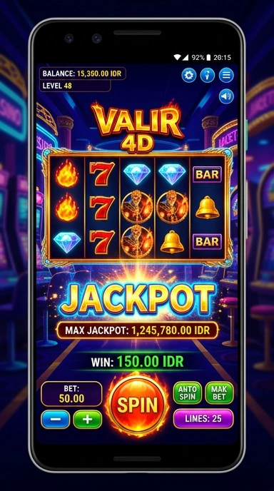 Screenshot fitur pencarian cepat di valir4d untuk menemukan aplikasi.